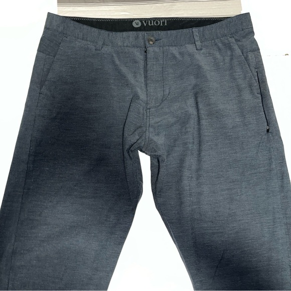 Vuori Pants Mens 36 x 30 Dark Gray Performance Stretch Chinos Golf Work 
Ee - Picture 3 of 7